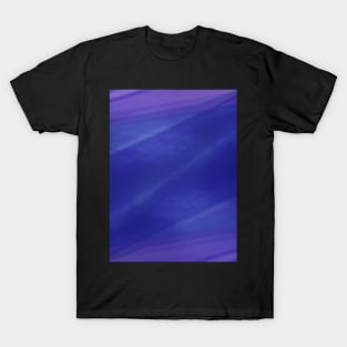 Abstract Blue Violet Pattern T-Shirt